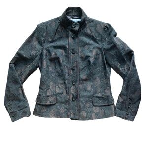 Badgley Mischka Dark Patterned Women's Blazer